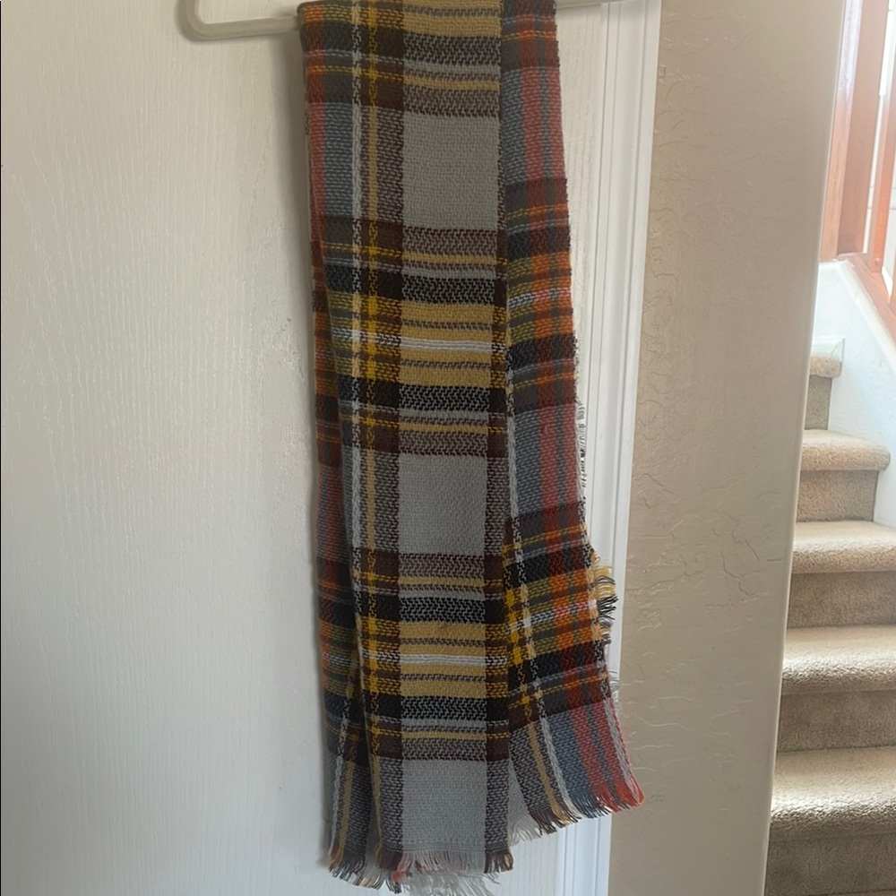 Plaid Multicolor Scarf